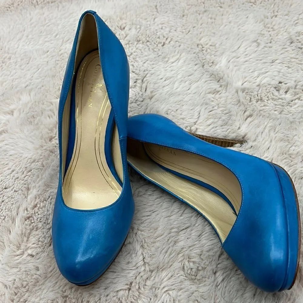 Cole Haan Nike Air blue 7.5 heels